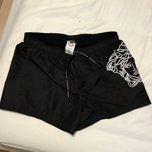 Versace mens bathing trunk (size 7) black w/ head of Medusa